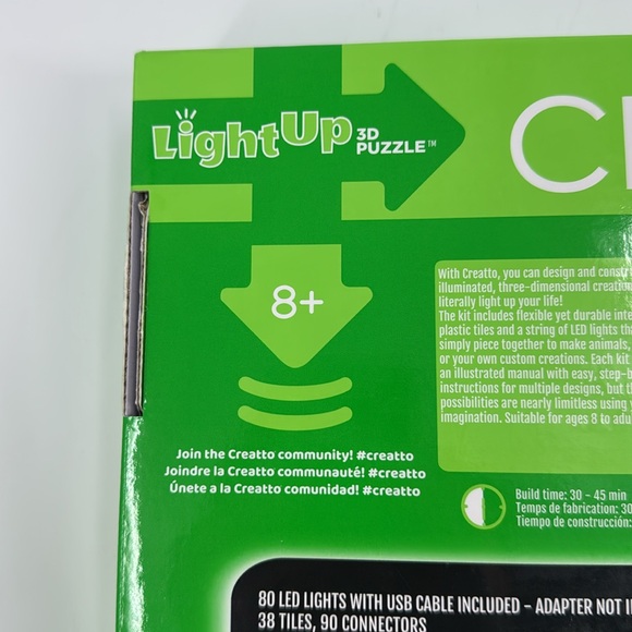 Creatto Light-Up 3D Puzzle - Dragon and Flying Friends NEW - Picture 8 of 16